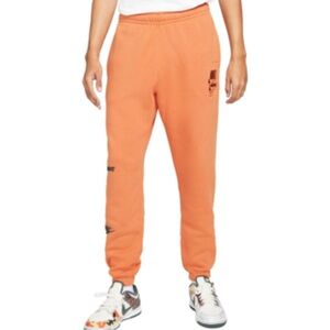 Nike Sportswear Essentials Fleece Pants In Hot Curry/Habanero Size: Large